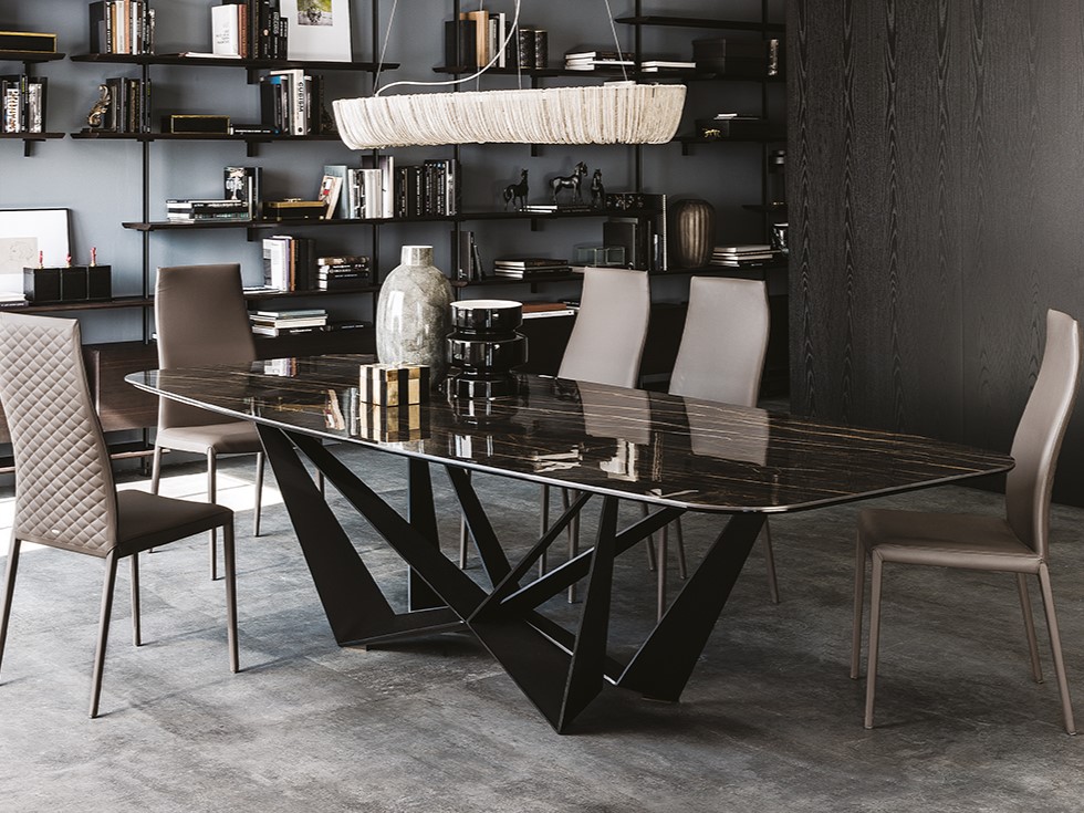 Tavolo Skorpio Keramik Cattelan Italia