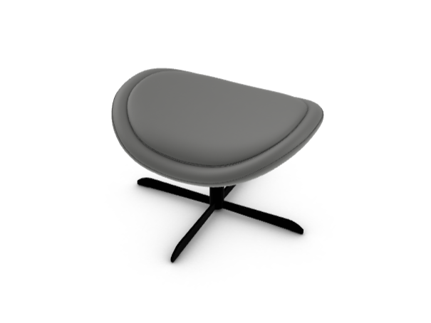 Pouf Poggiapiedi Lazy Con Struttura In Metallo Calligaris