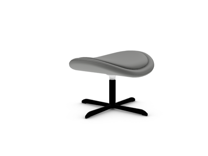Pouf Poggiapiedi Lazy con Struttura in Metallo Calligaris - immagine 4