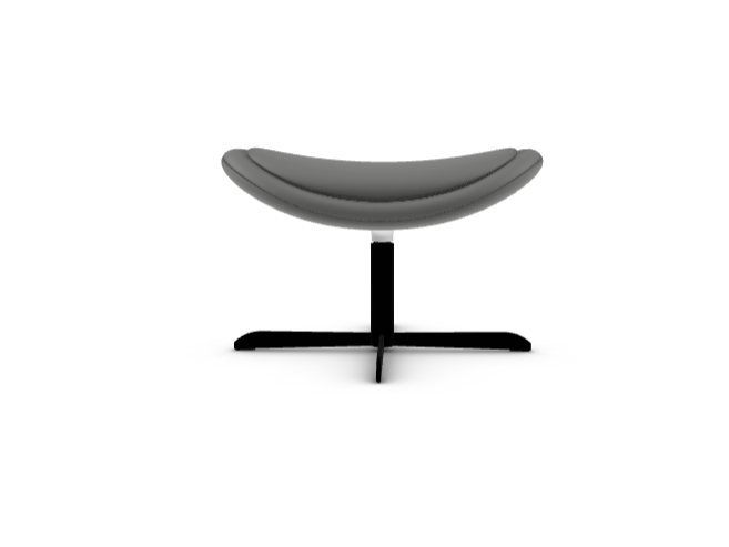 Pouf Poggiapiedi Lazy con Struttura in Metallo Calligaris - immagine 3