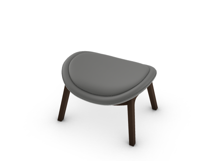 Pouf Poggiapiedi Lazy con Struttura in Legno Calligaris - immagine 4
