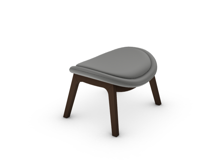 Pouf Poggiapiedi Lazy con Struttura in Legno Calligaris - immagine 3