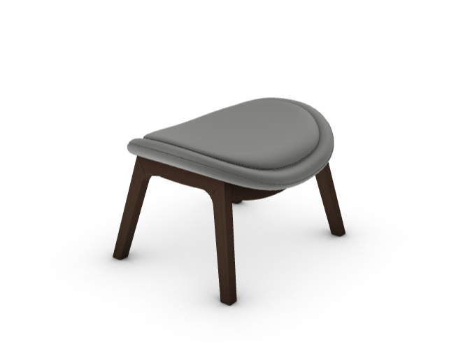 Pouf Poggiapiedi Lazy Con Struttura In Legno Calligaris